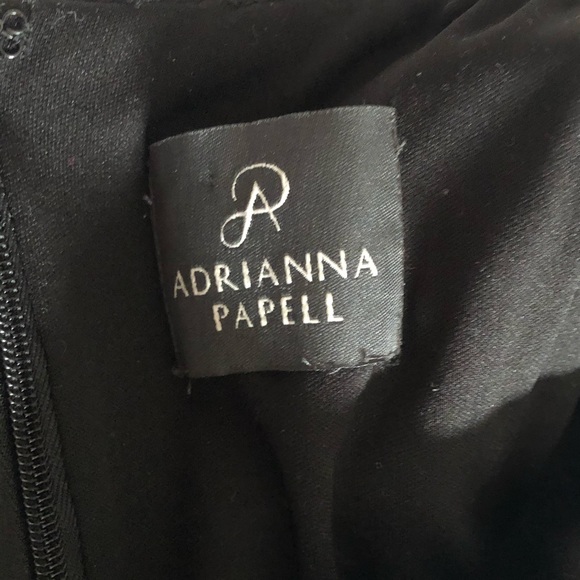 Black sequin Adrianna Papell dress - Picture 4 of 4